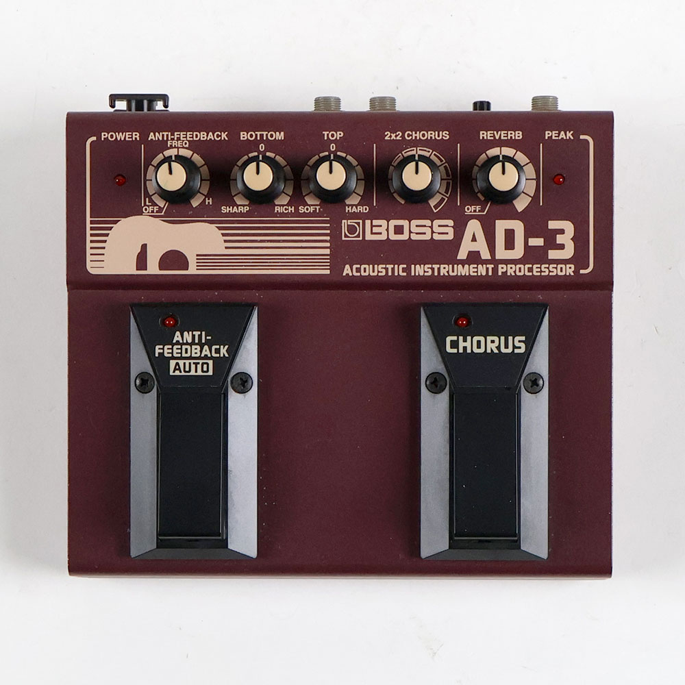 【中古】アコースティックプロセッサー BOSS AD-3 ACOUSTIC INSTRUMENT PROCESSOR ボス ギターエフェクター