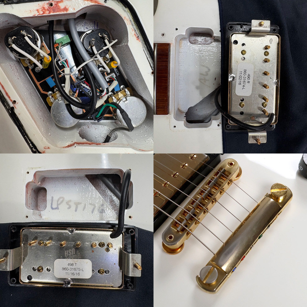 【中古】 エレキギター Gibson Les Paul Studio 2016T Alpine White with Gold Hardware 2016年製 ギブソン レスポールスタジオ ホワイト ピックアップ