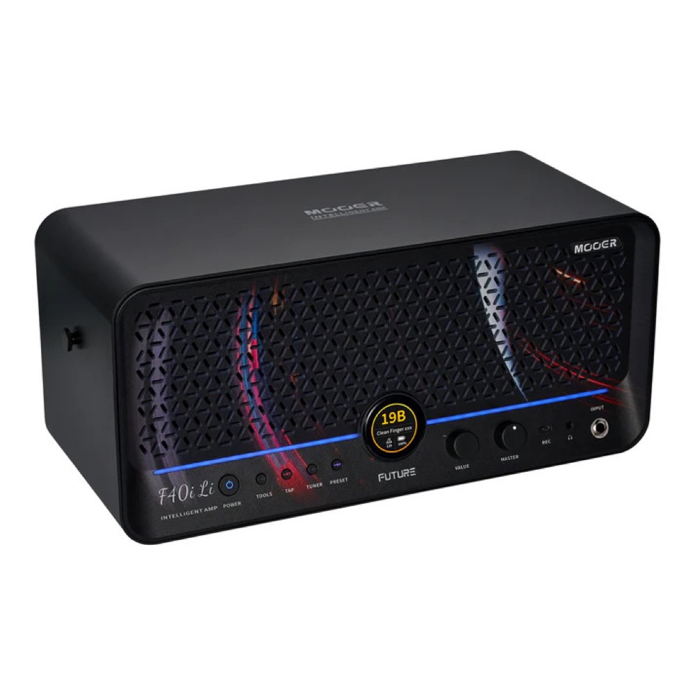 Mooer ムーアー F40i Li Phantom Black ギターアンプ アングル