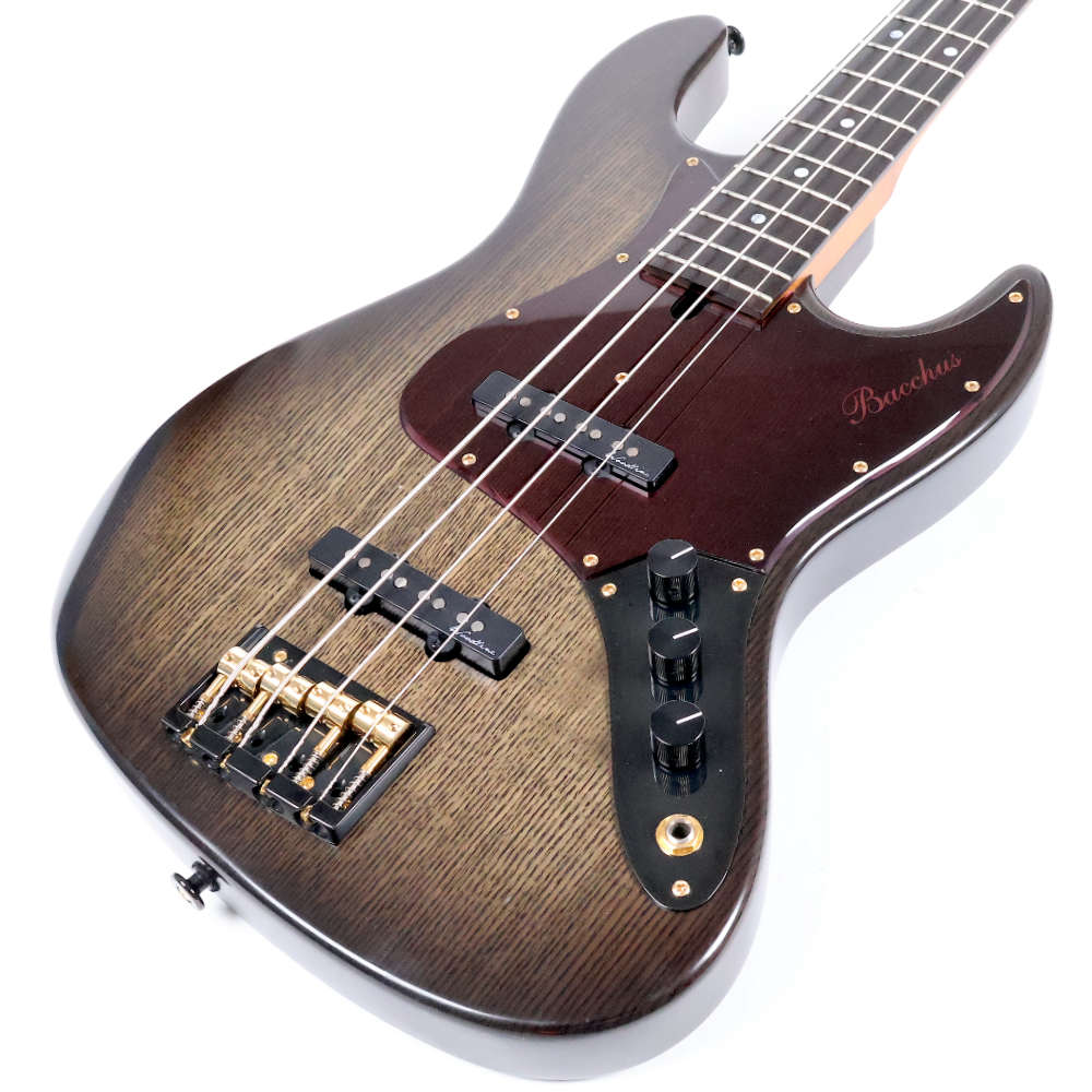 【中古】 エレキベース Bacchus WOODLINE4 JINDAI 30th Anniversary BK-B-MAT 2024年製 バッカス 30周年記念特別モデル トップ