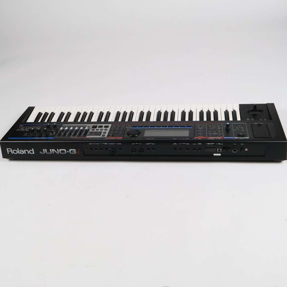 【中古】 シンセサイザー ROLAND JUNO-Gi 8トラックレコーダー搭載 ローランド 側面