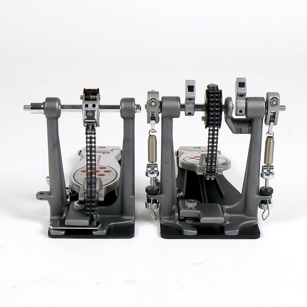 【中古】 ドラムツインペダル パール Pearl P-2052C ELIMINATOR REDLINE DOUBLE PEDAL ベルト側