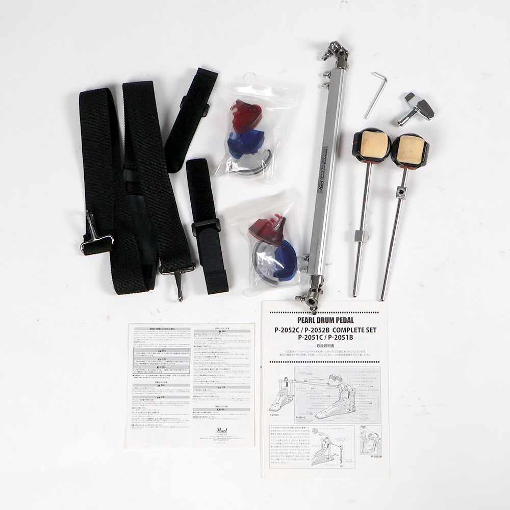 【中古】 ドラムツインペダル パール Pearl P-2052C ELIMINATOR REDLINE DOUBLE PEDAL 付属品