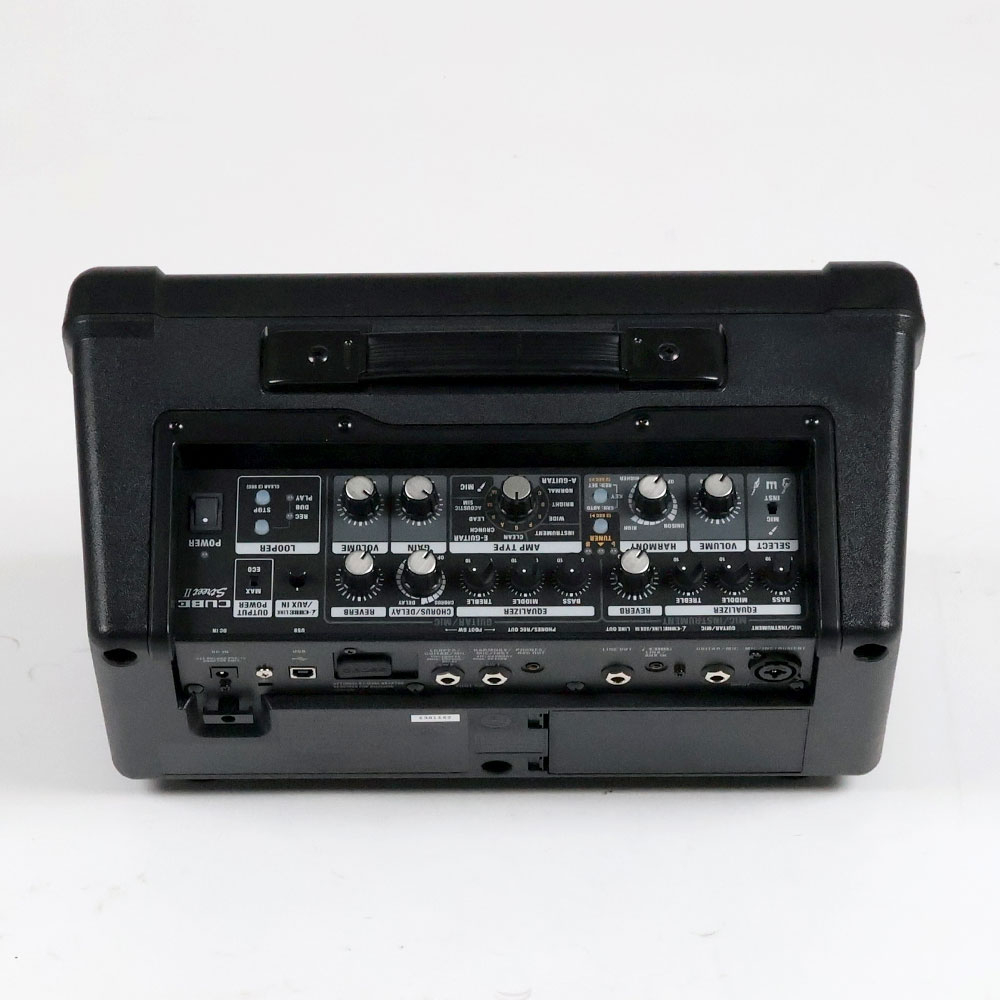 【中古】 BOSS CUBE STREET II Black 乾電池駆動パフォーマンス用ステレオアンプ 小型ギターアンプ コンボ コントロールパネル