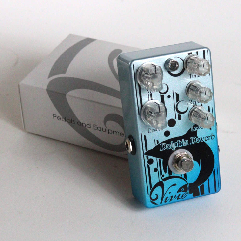 【中古】ディレイ リバーブ Vivie Dolphin Deverb ギターエフェクター ヴィヴィー ドルフィンディバーブ