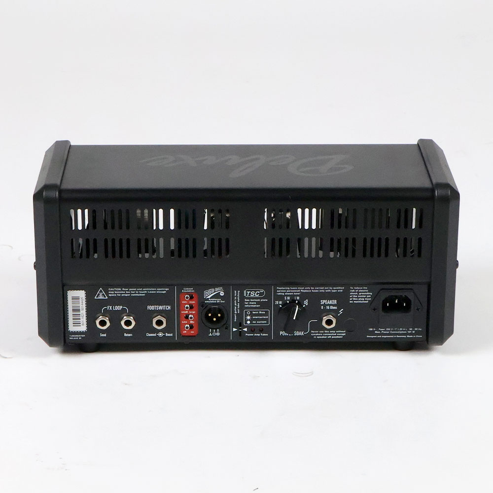 【中古】 Hughes&Kettner HUK-TM20DX/H TubeMeister Deluxe 20 Head 小型ギターアンプ ヘッド 真空管アンプ リア画像