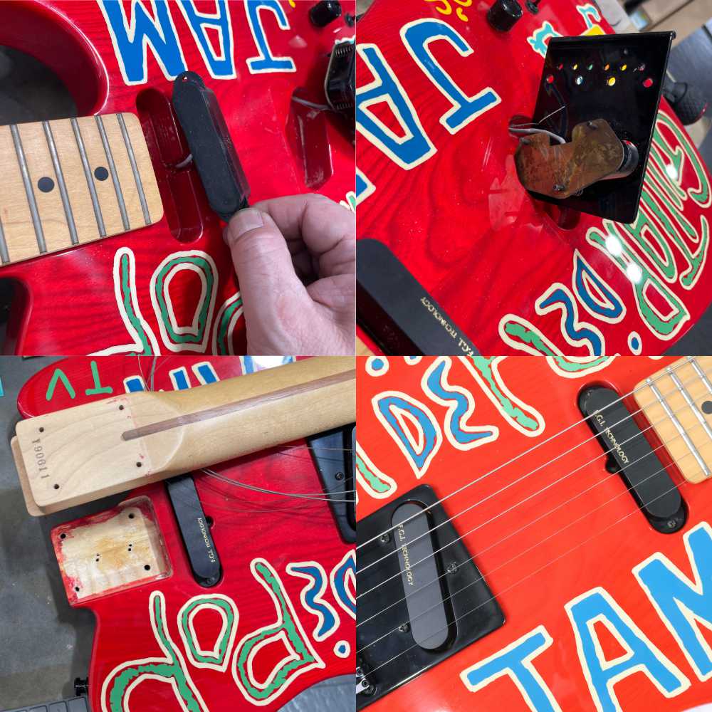 【中古】 エレキギター Fernandes TE-95T Judy and Mary Takuya Model フェルナンデス タクヤモデル Guitar de Pop 詳細画像