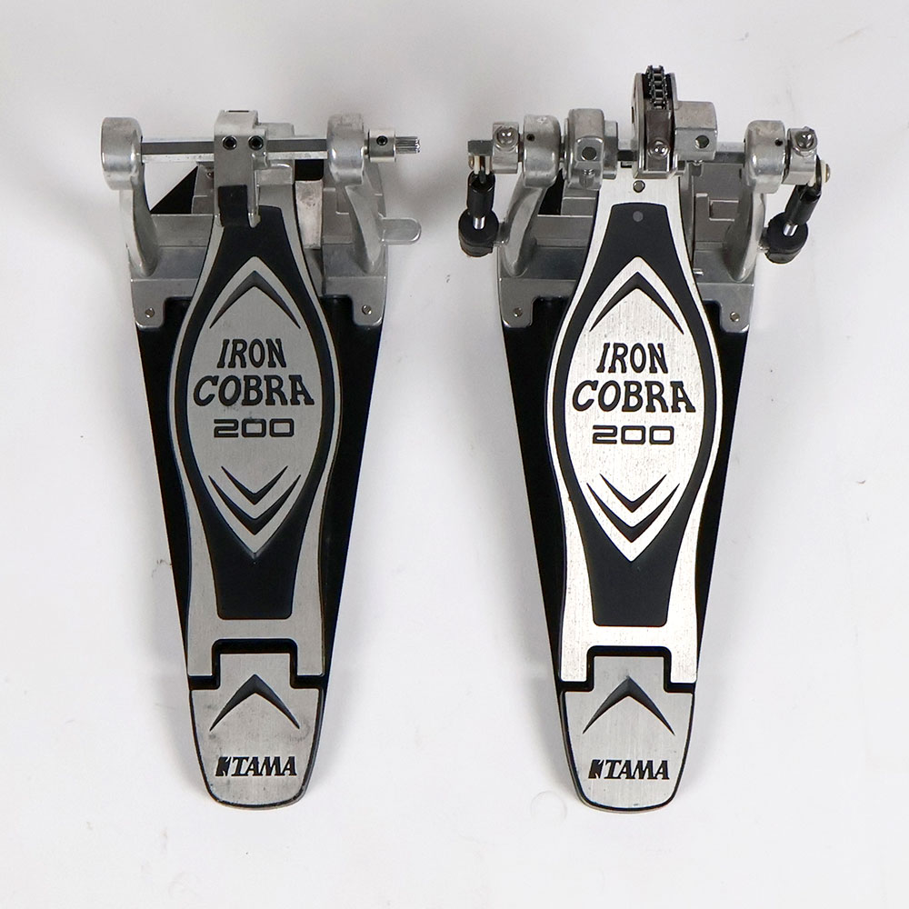 【中古】 ドラムツインペダル タマ TAMA HP200PTW Iron Cobra 200 Twin Pedal Power Glide アイアンコブラ トップ画像