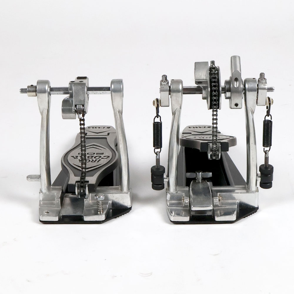 【中古】 ドラムツインペダル タマ TAMA HP200PTW Iron Cobra 200 Twin Pedal Power Glide アイアンコブラ リア画像