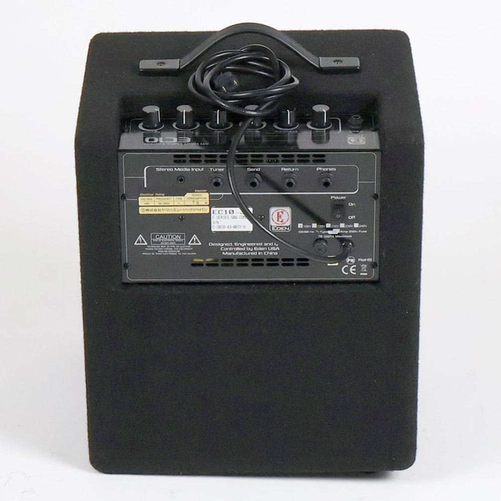 【中古】 ベースアンプ EDEN EC10 背面