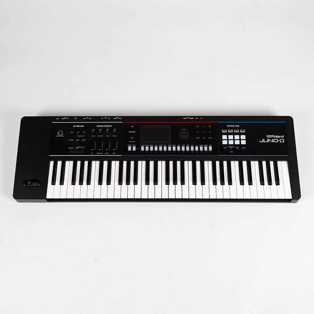 【中古】 シンセサイザー ローランド ROLAND JUNO-D6 ジュノ 61鍵盤 正面