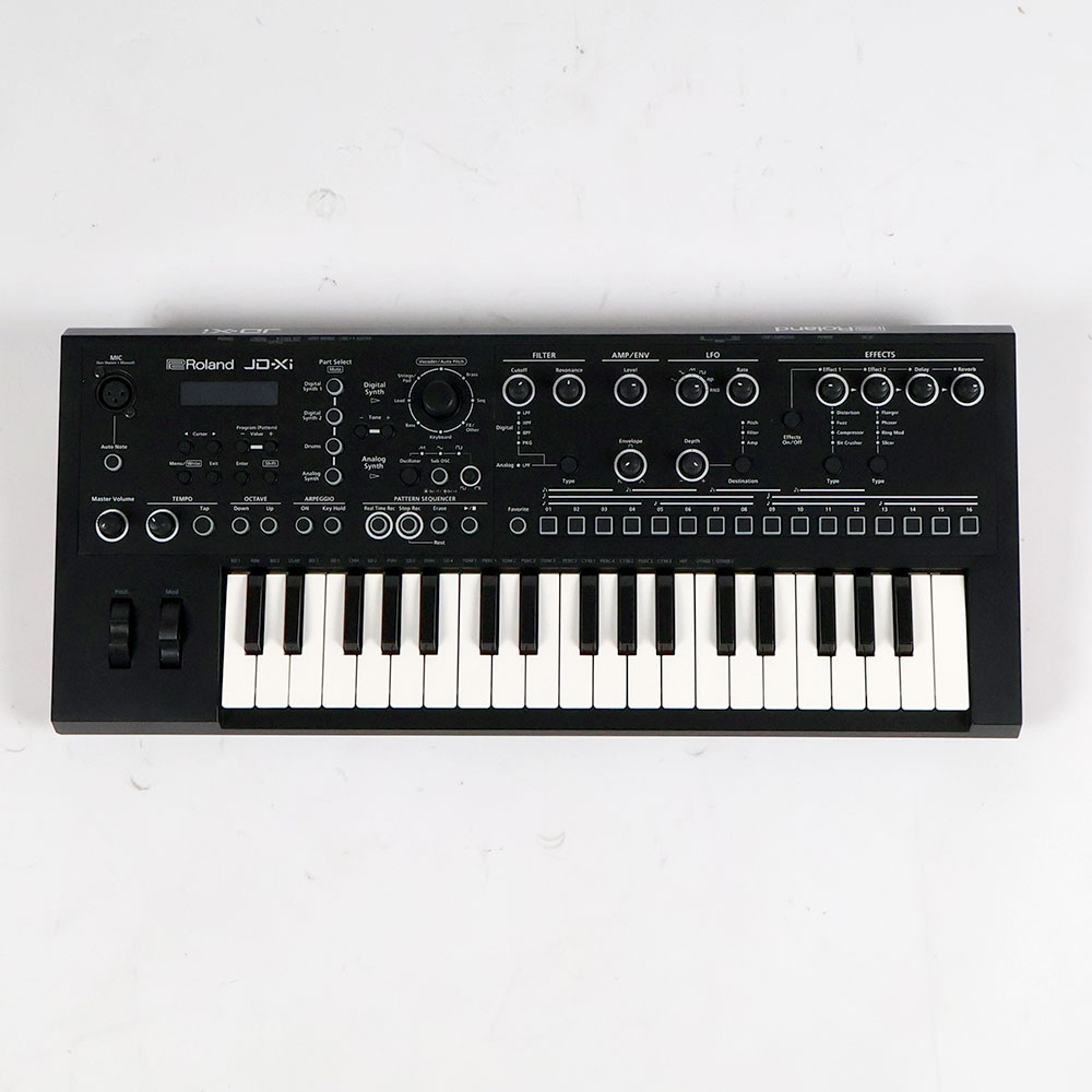 【中古】 シンセサイザー ROLAND ローランド JD-Xi Analog/Digital Crossover Synthesizer 正面