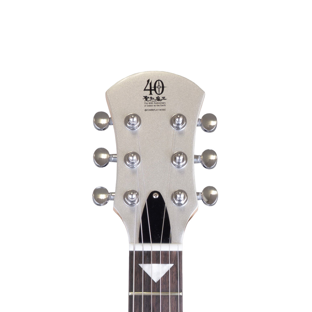 PIGNOSE ピグノーズ PGG-JAIL GLITTER w/Bag 聖飢魔II 地球デビュー40周年ロゴ入り JAIL大橋代官シグネチャーモデル アンプ内蔵エレキギター ヘッド画像