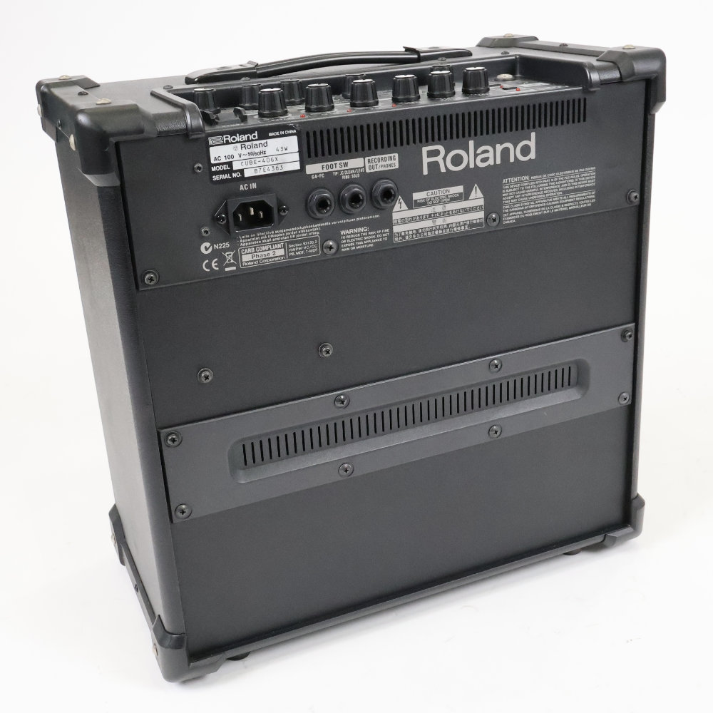 【中古】 ギターアンプ ROLAND ローランド CUBE-40GX 背面