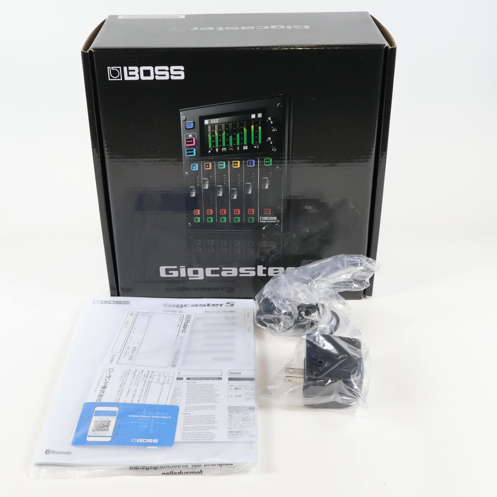 【訳あり】 BOSS ボス GCS-5 Gigcaster 5 オーディオストリーミングミキサー アウトレット 付属品