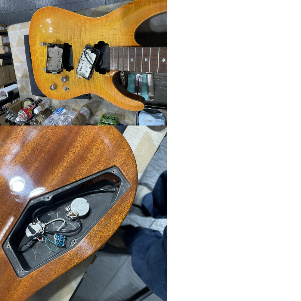 【中古】 エレキギター ESP Horizon Custom Classic Honey Burst ホライゾン ハニーバースト ピックアップ