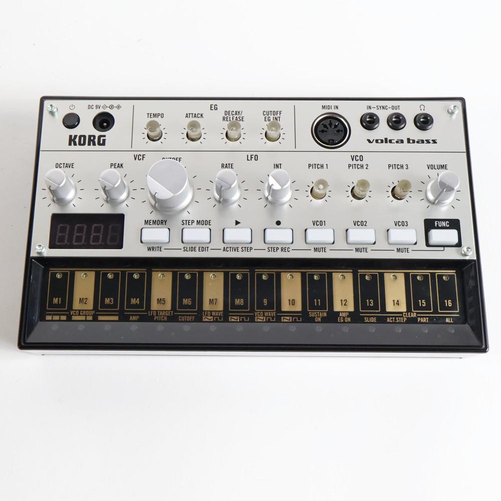 【中古】 コルグ ボルカ ベース KORG volca bass アナログベースマシン 正面