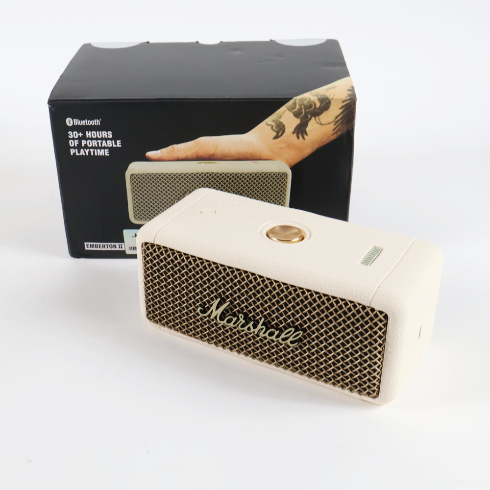【中古】 MARSHALL Emberton II Cream Bluetooth ワイヤレススピーカー
