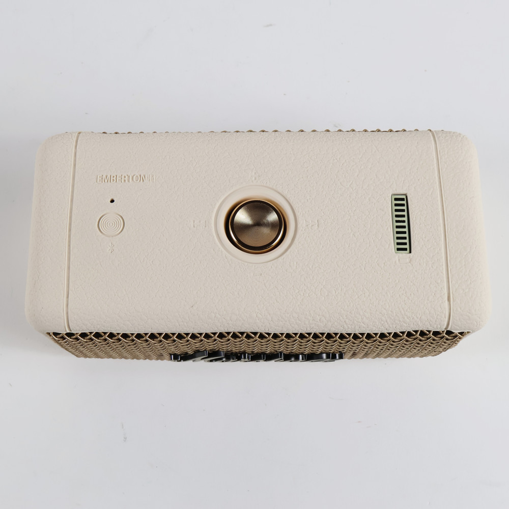 【中古】 MARSHALL Emberton II Cream Bluetooth ワイヤレススピーカー 天板