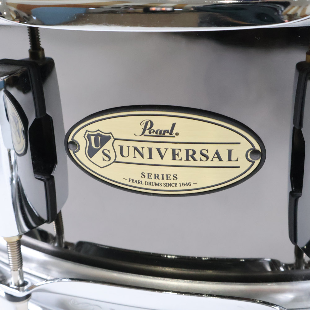 【中古】 スネアドラム パール Pearl US1450 Universal Steel 14x5 スネアドラム 詳細画像