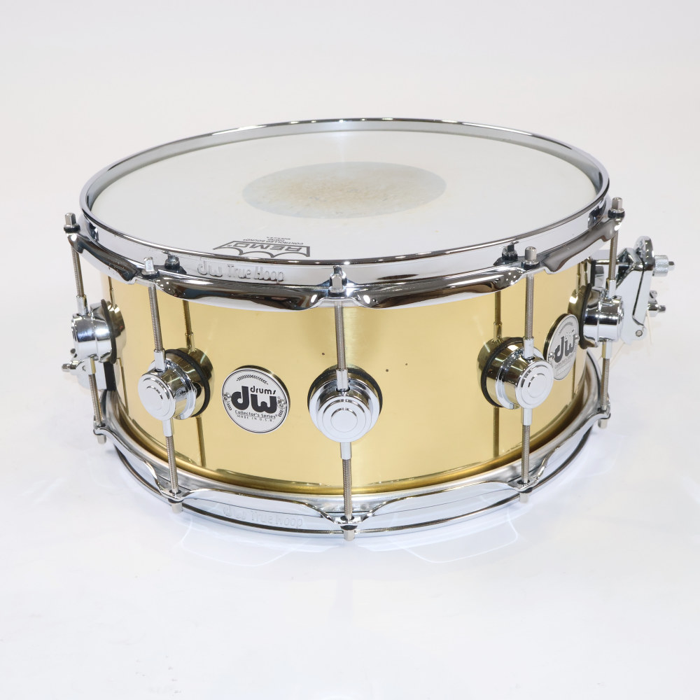 【中古】スネアドラム DW Collector’s Series Polished Brass Snare Drum 6.5x14