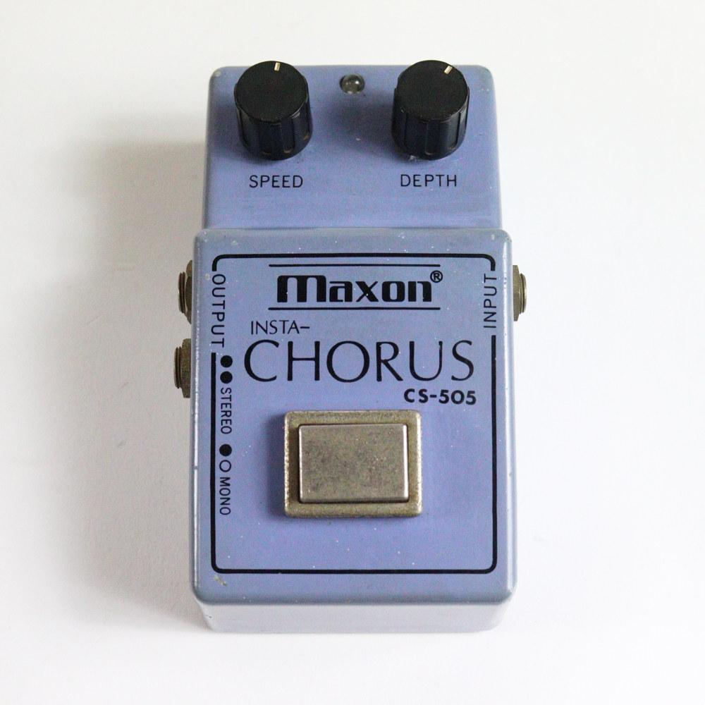 【中古】コーラス エフェクター MAXON マクソン CS-505 INSTA-CHORUS アナログコーラス ギターエフェクター