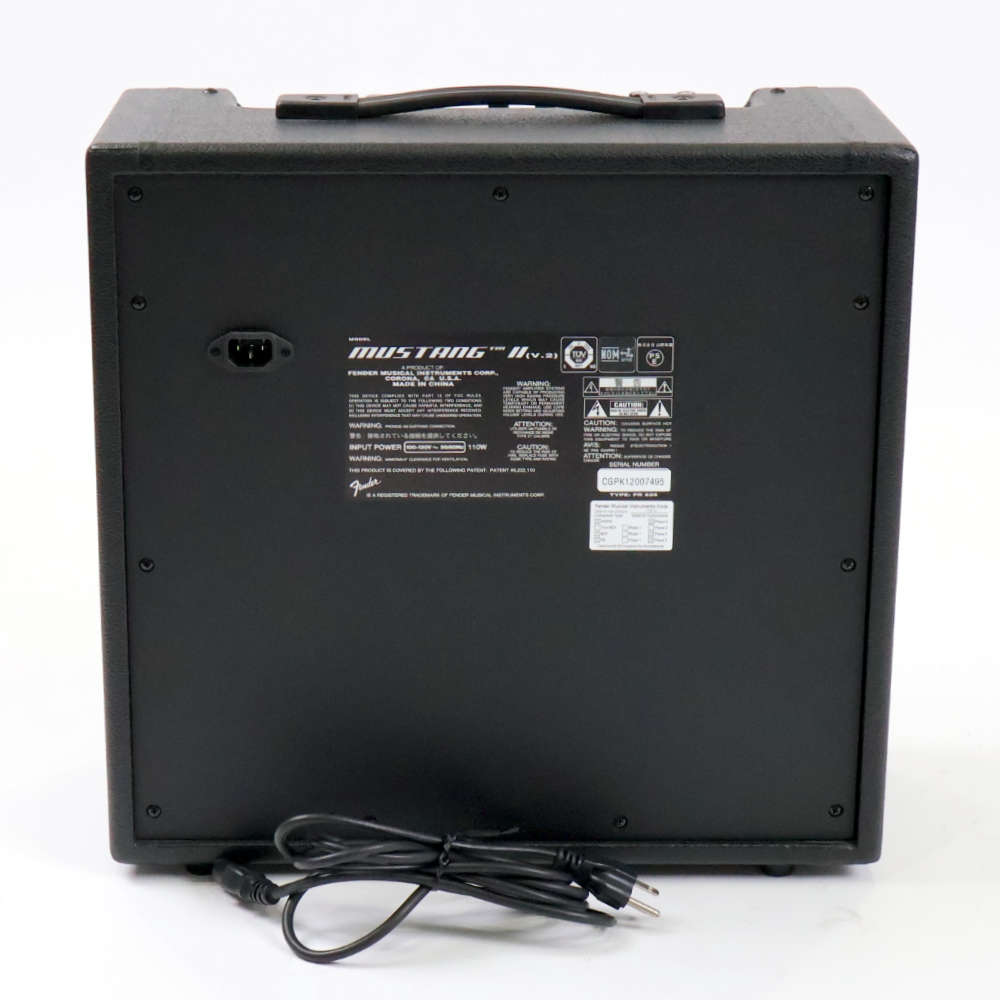 【中古】 ギターアンプ FENDER MUSTANG II v2 背面