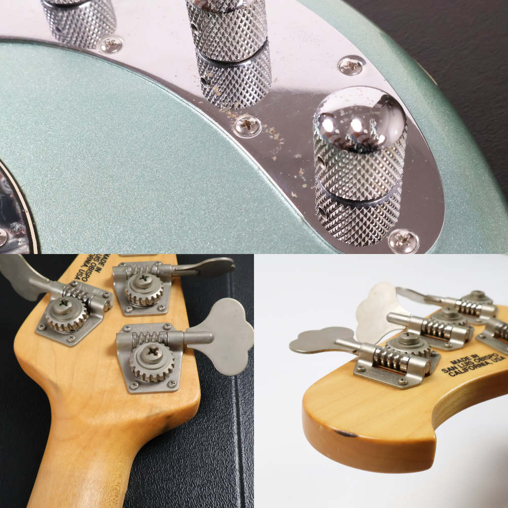 【中古】 エレキベース Music Man StingRay Ice Blue Maple FingerBoard 2009年製 ミュージックマン スティングレイ 3バンドEQ搭載 傷 2