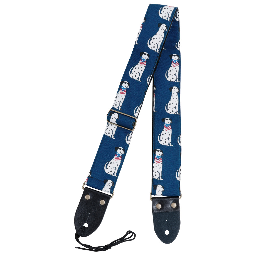 ARIA アリア SPS-2400Da NB 犬柄 ギターストラップ