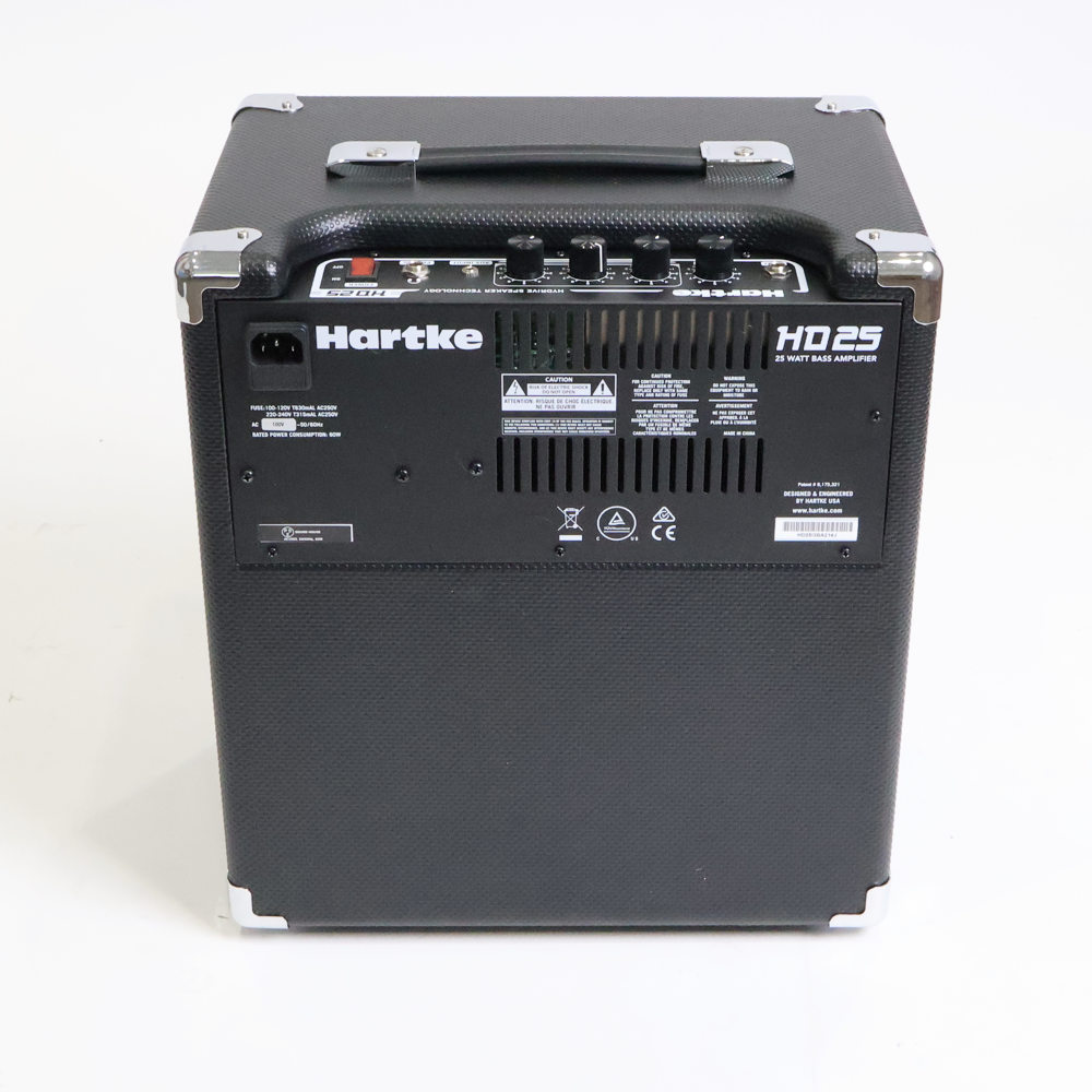 【中古】 ベースアンプ HARTKE HD25 背面