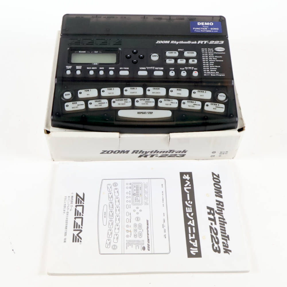 【中古】 リズムマシン ZOOM RT-223 付属品