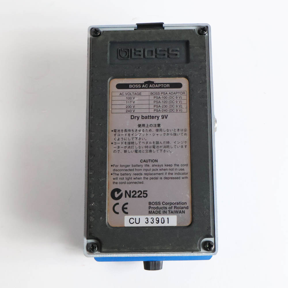 【中古】コンプレッサー エフェクター BOSS CS-3 Compression Sustainer ギターエフェクター 裏面