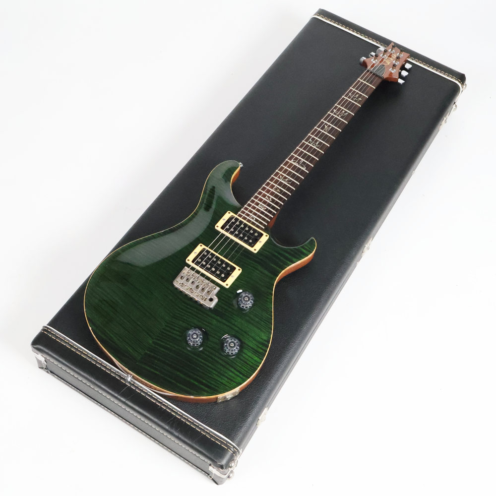 【中古】 エレキギター PRS Custom 24 10Top Ever Green 5way Rotary Sw. 2011年製 ポールリードスミス カスタム24 Paul Reed Smith HFS Vintage Bassピックアップ搭載 エバーグリーン