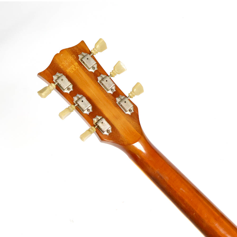 【中古】 エレキギター Gibson Les Paul Deluxe Natural 2nd 1970年代前期製 マホガニーネック ステッカーナンバードミニハムバッカー搭載 ギブソン レスポールデラックス ヘッド裏