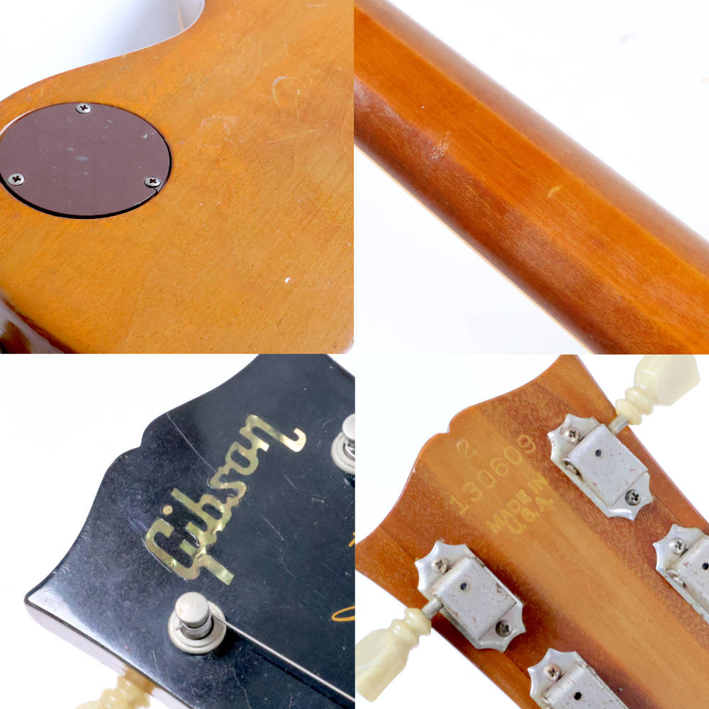 【中古】 エレキギター Gibson Les Paul Deluxe Natural 2nd 1970年代前期製 マホガニーネック ステッカーナンバードミニハムバッカー搭載 ギブソン レスポールデラックス ボディ傷