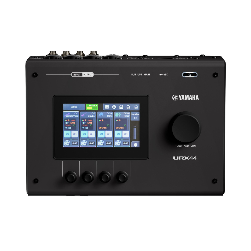 YAMAHA ヤマハ URX44 B URX Series Audio Interface 6in/4out USB-C オーディオインターフェース ブラック