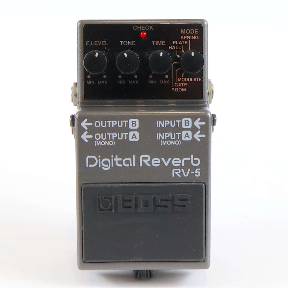 【中古】デジタルリバーブ エフェクター BOSS RV-5 Digital Reverb ボス リヴァーブ エフェクター 正面