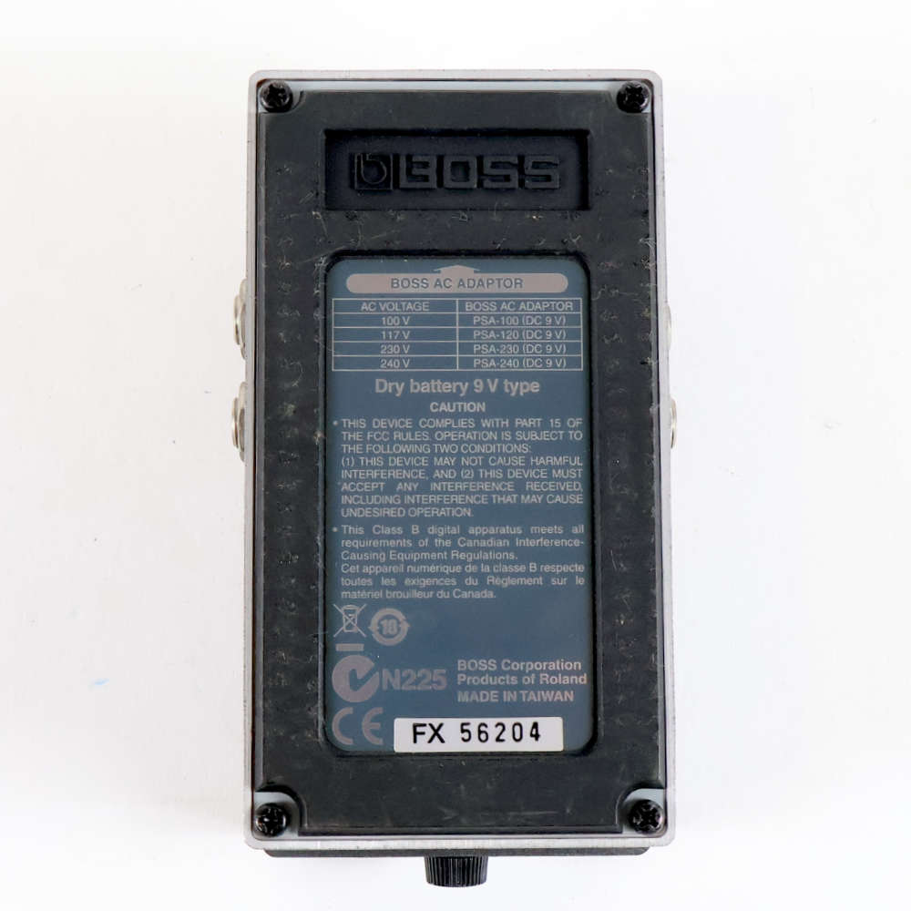 【中古】デジタルリバーブ エフェクター BOSS RV-5 Digital Reverb ボス リヴァーブ エフェクター 裏面