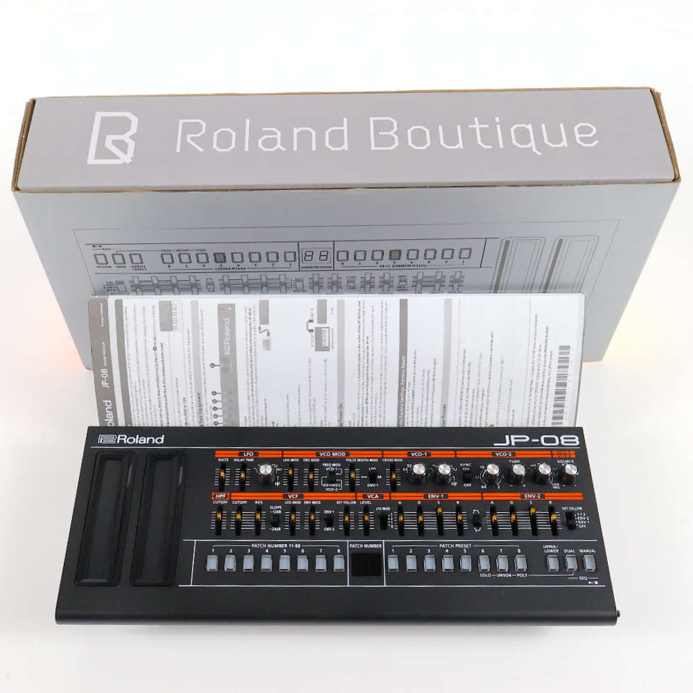 【中古】 シンセサイザー Roland Boutique JP-08 JUPITER-8を小型化したデスクトップシンセサイザー 付属品
