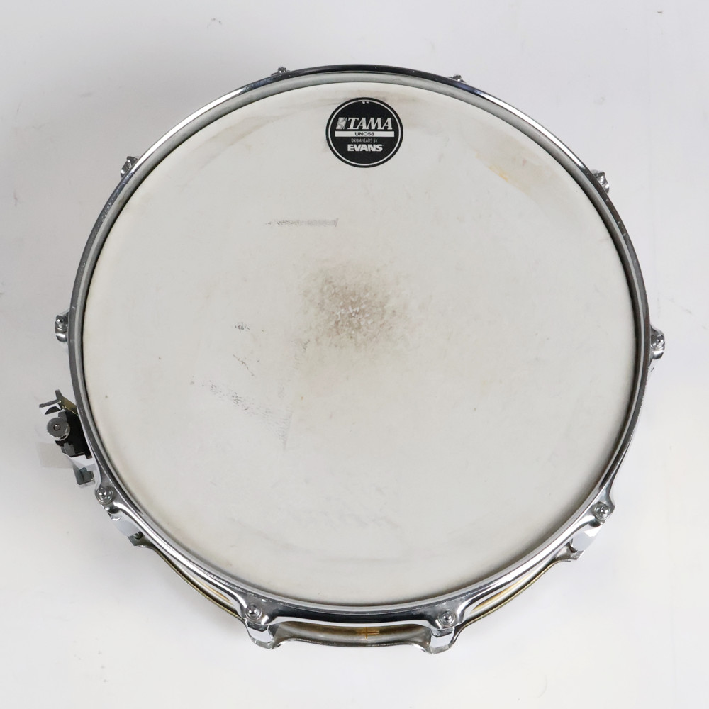 【中古】 スネアドラム パール Pearl BH-5214 Hammered Brass Shell 14x5.5 Made in Japan 打面