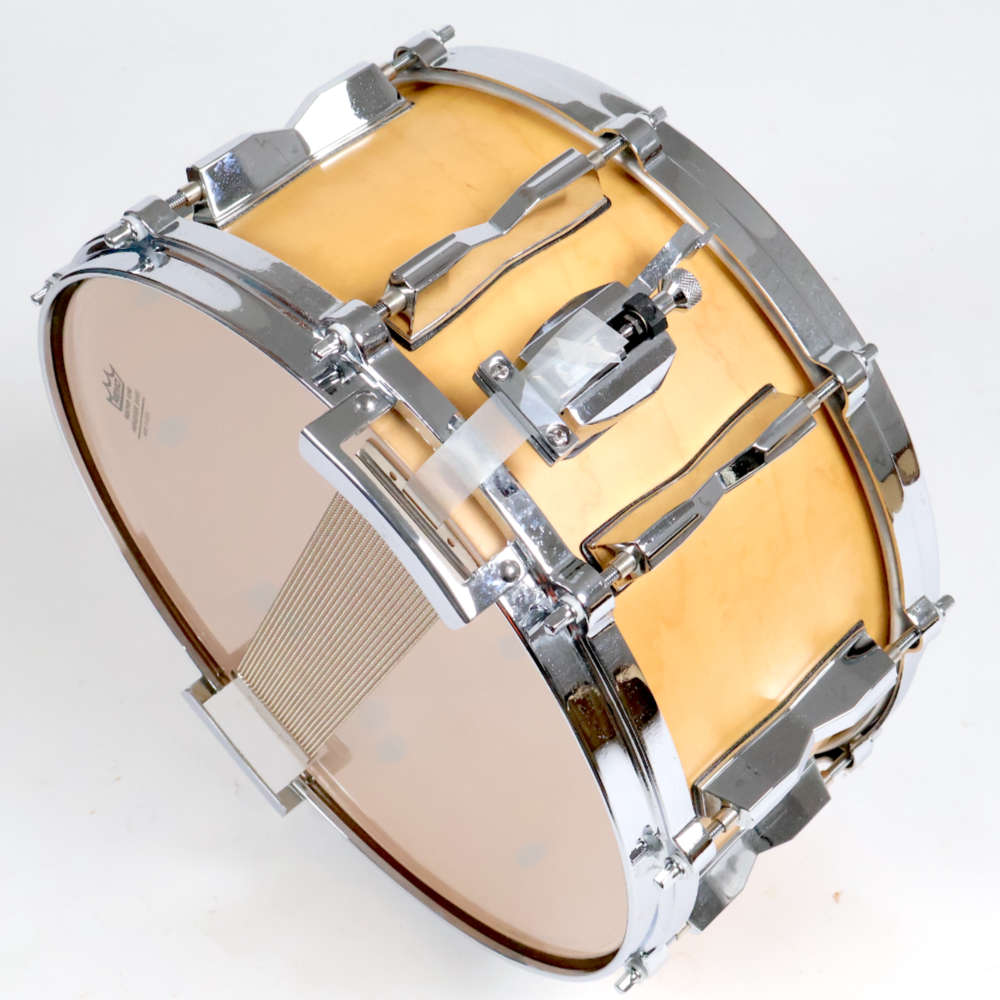 【中古】 スネアドラム パール Pearl ZENITHAL RESONATOR MAPLE 14x6.5 Made in Japan ストレイナー側