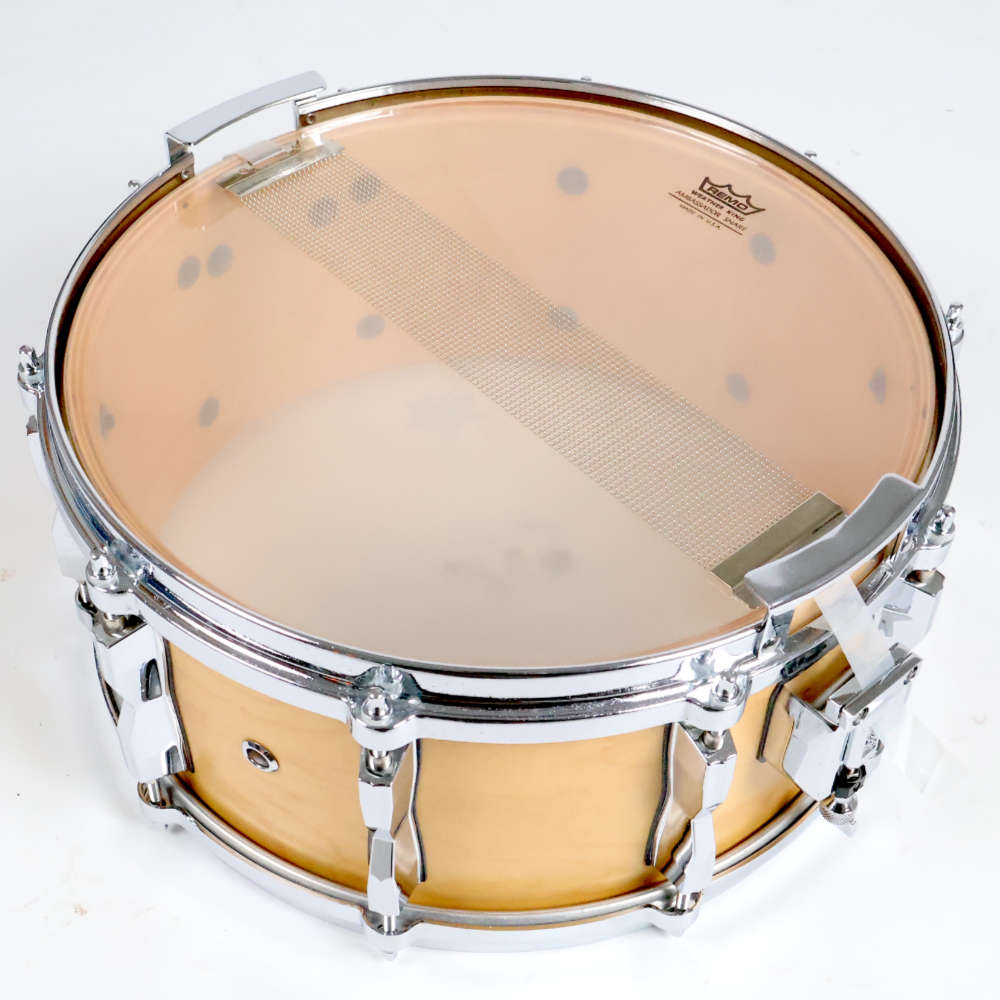 【中古】 スネアドラム パール Pearl ZENITHAL RESONATOR MAPLE 14x6.5 Made in Japan 裏面