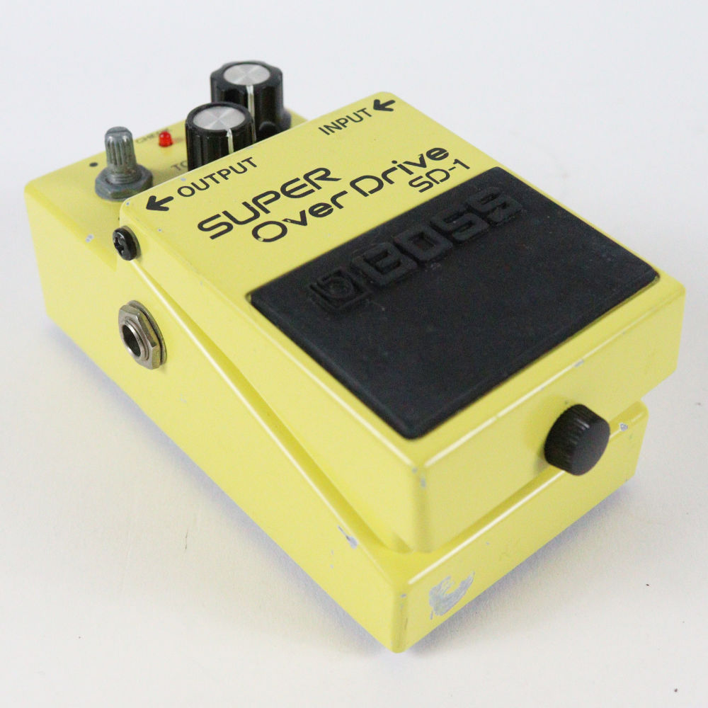 【中古】 スーパーオーバードライブ エフェクター BOSS SD-1 Super Over Drive ギターエフェクター 本体画像 斜め 2