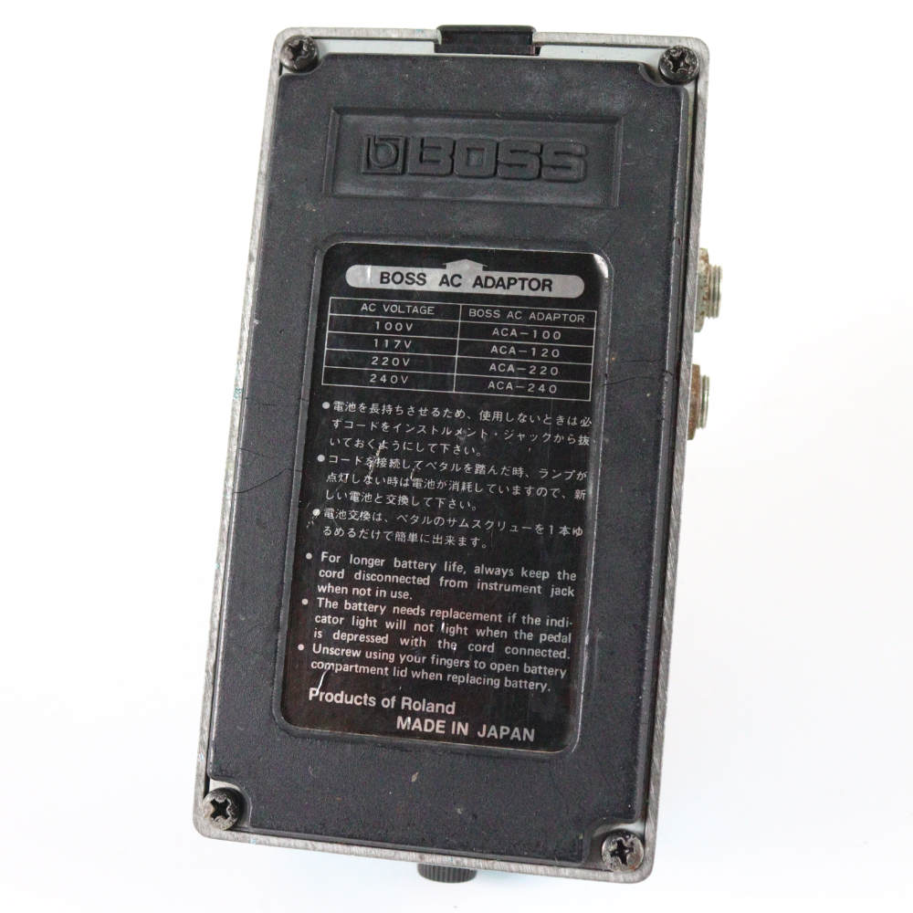 【中古】 コーラス エフェクター BOSS CE-3 Chorus Made in JAPAN ギターエフェクター 本体画像 裏