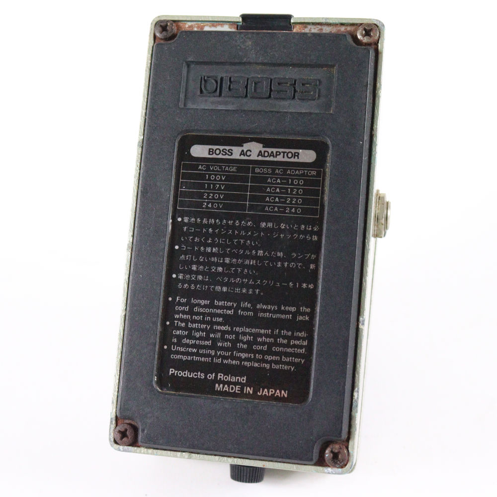 【中古】 ノイズゲート エフェクター BOSS NF-1 Noise Gate Made in Japan ギターエフェクター 本体画像 裏 