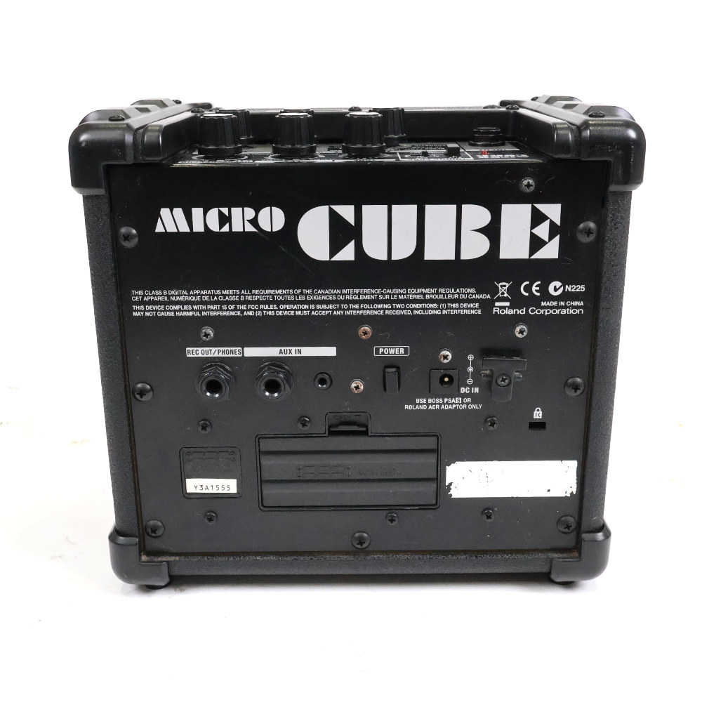 【中古】 ギターアンプ Roland ローランド MICRO CUBE BLACK コンボアンプ 詳細画像