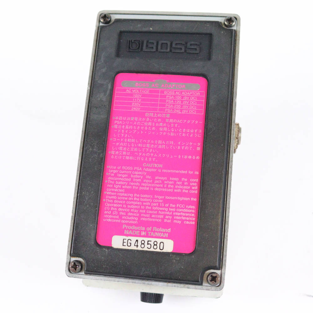 【中古】 デジタルディレイ エフェクター BOSS DD-3 Digtal Delay ギターエフェクター ディレイ 本体画像 裏 