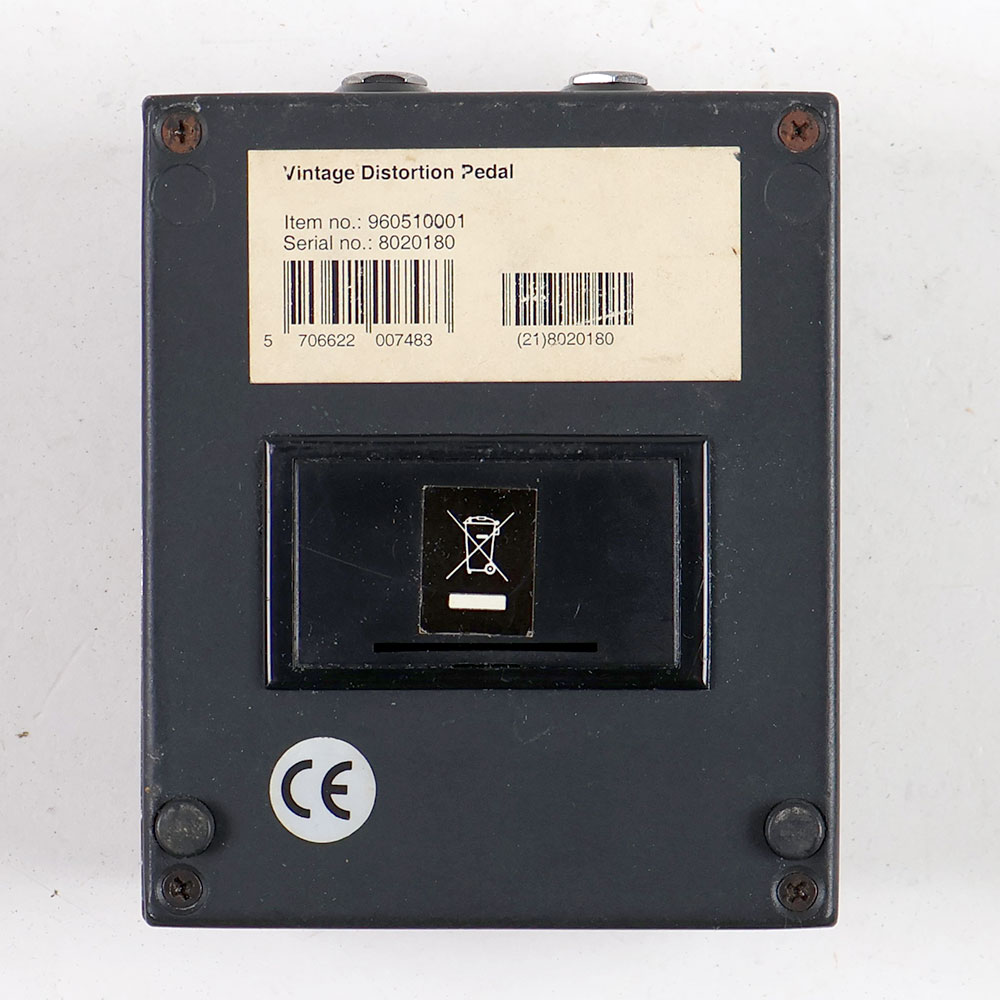 【中古】 ディストーション  tc electronic Vintage Distortion 裏面