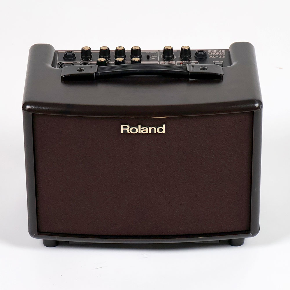 【中古】 アコギアンプ ローランド ROLAND AC-33-RW アコースティックギター用アンプ アコギアンプ ローズウッド調