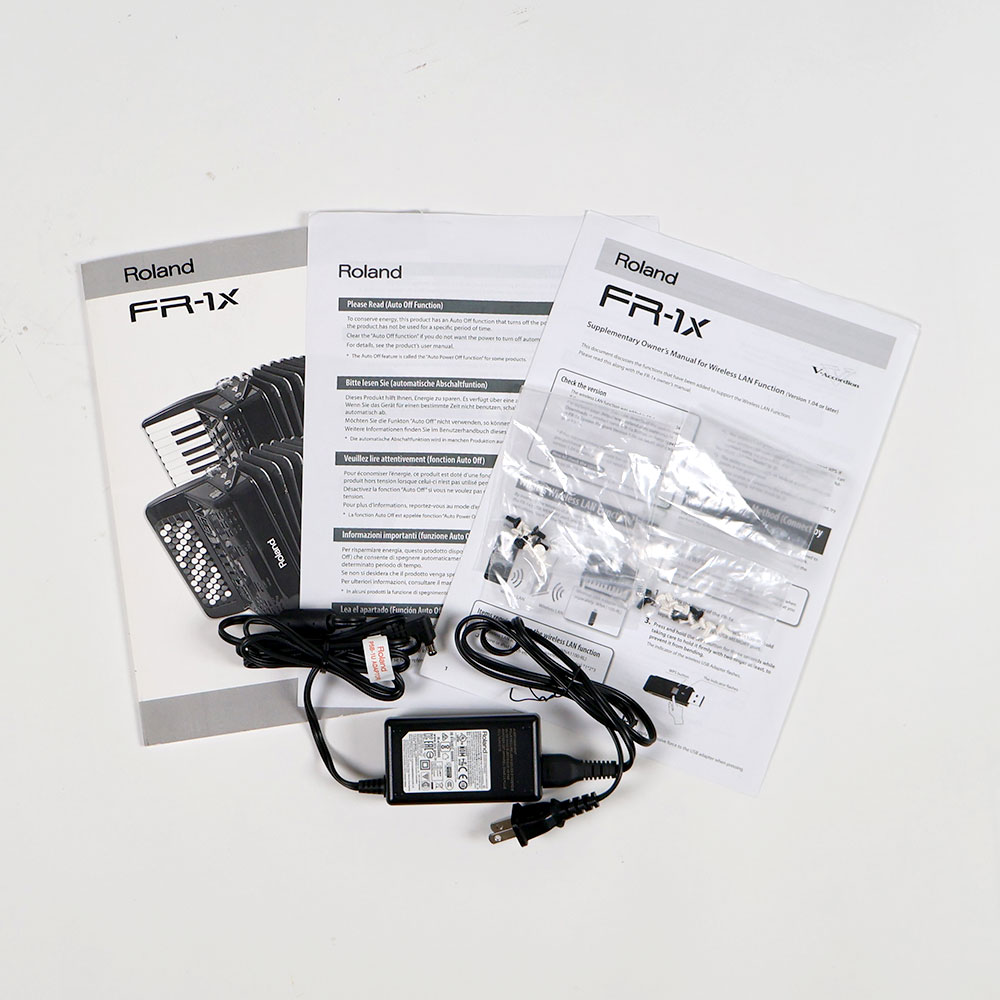 【中古】 ROLAND FR-1X BK V-Accordion ピアノ鍵盤タイプ 付属品